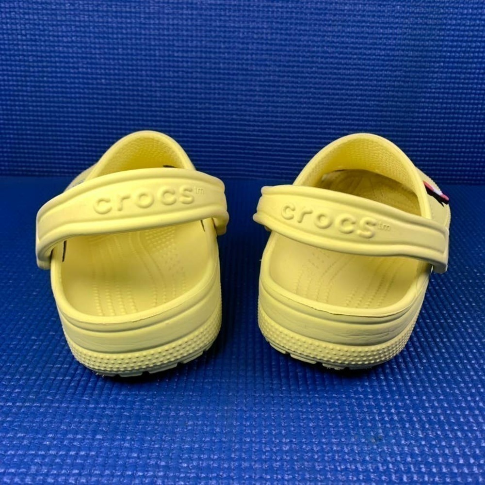 CROCS CROCBAND CLASSIC Women`s Size 6 Yellow Comfort Clog Shoes 10001 - Picture 4 of 9